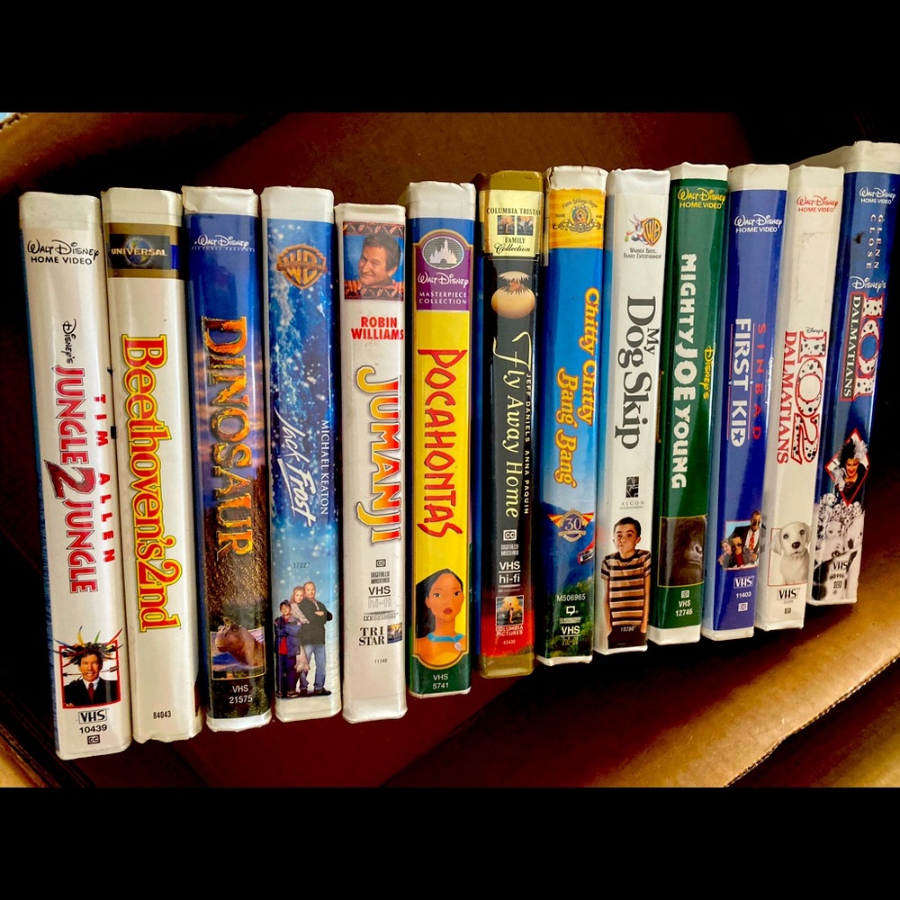 Disney & WB VHS Tapes